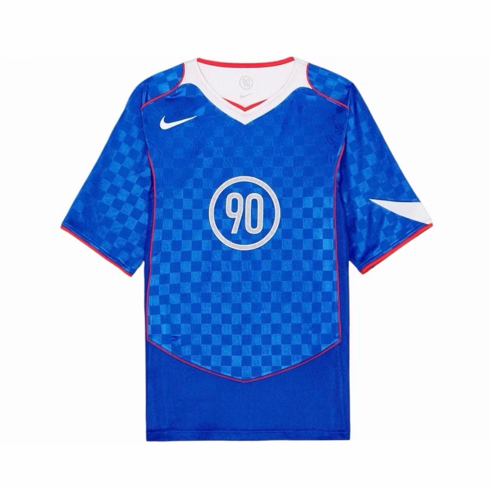 NIKE TOTAL 90 DRI FIT SOCCER JERSEY - BLUE COLORWAY - BRAND NEW - SIZE LARGE